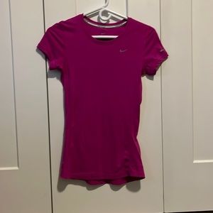 Dri-Fit Nike running pink shirt